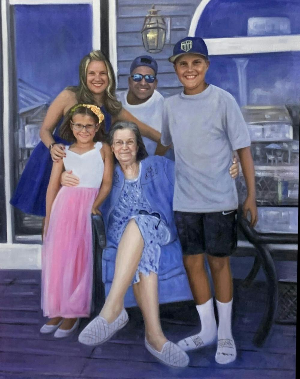 Artist-Rendered Painting