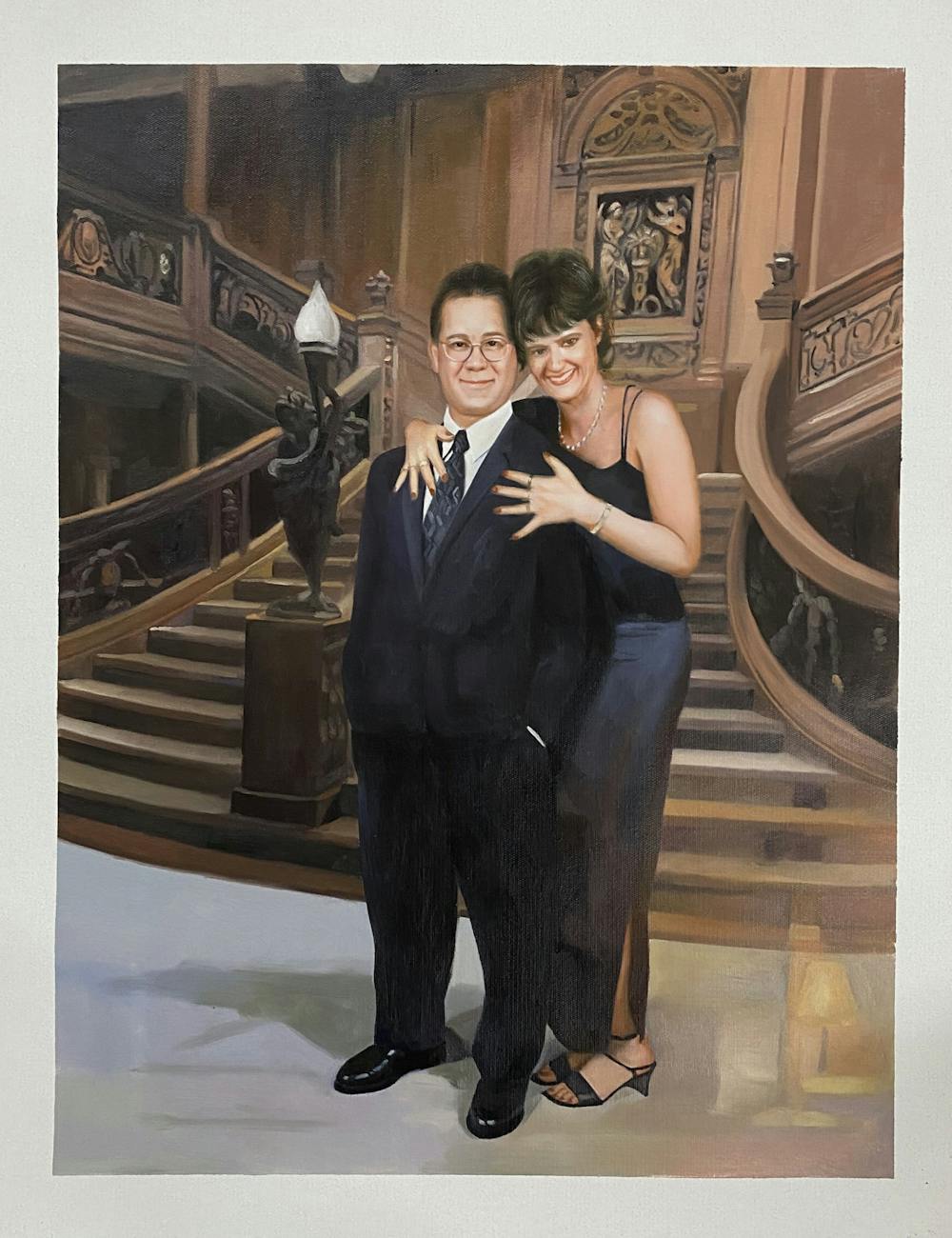 Artist-Rendered Painting