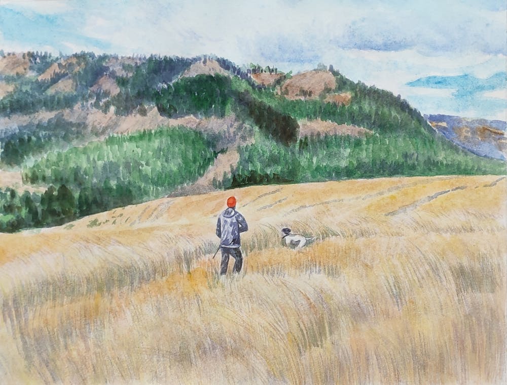 Artist-Rendered Painting