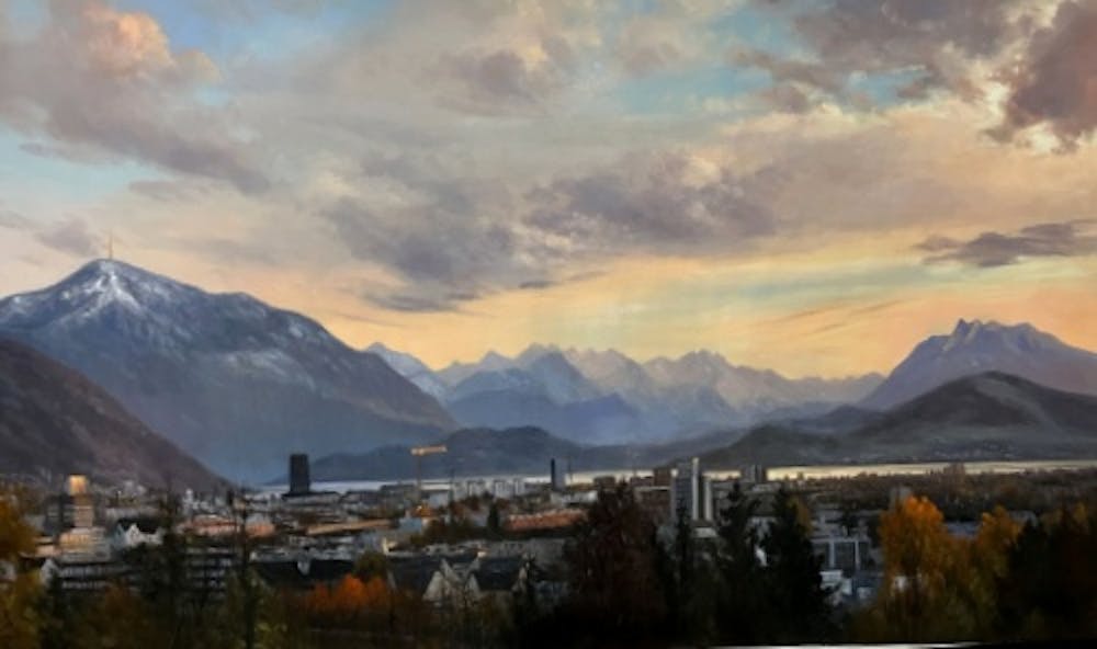 Artist-Rendered Painting