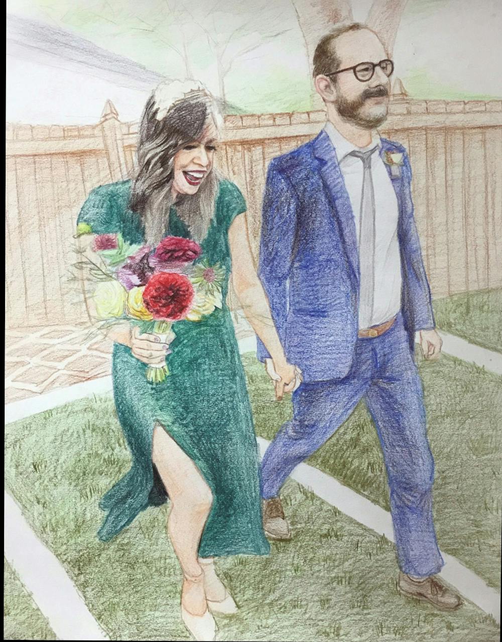 Artist-Rendered Painting