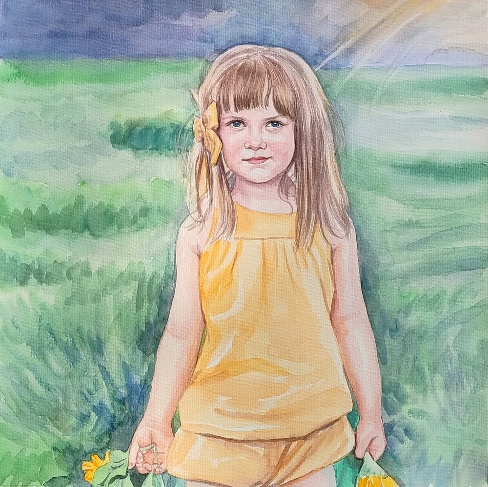 Artist-Rendered Painting