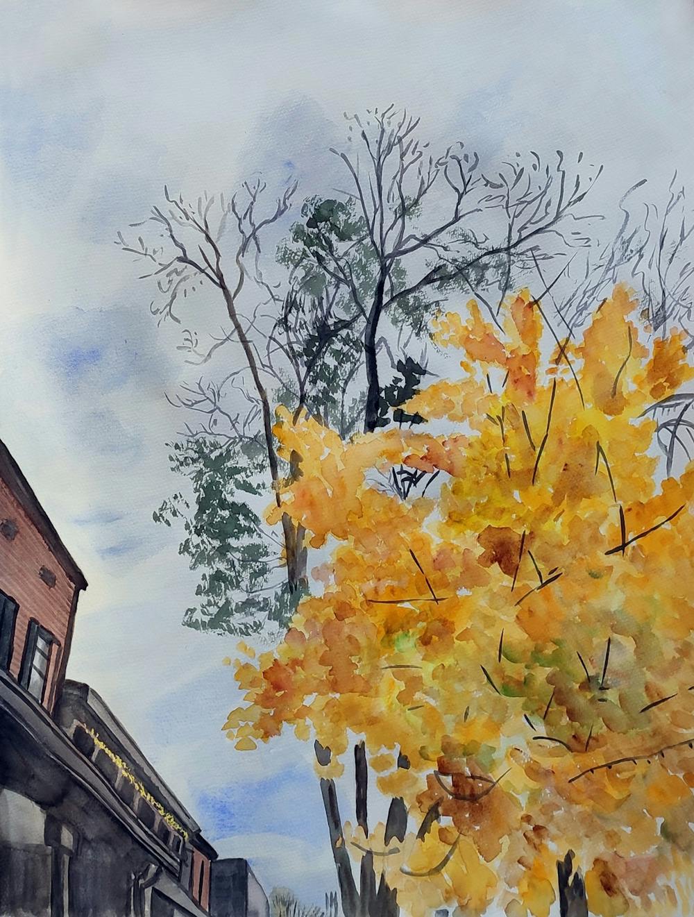 Artist-Rendered Painting