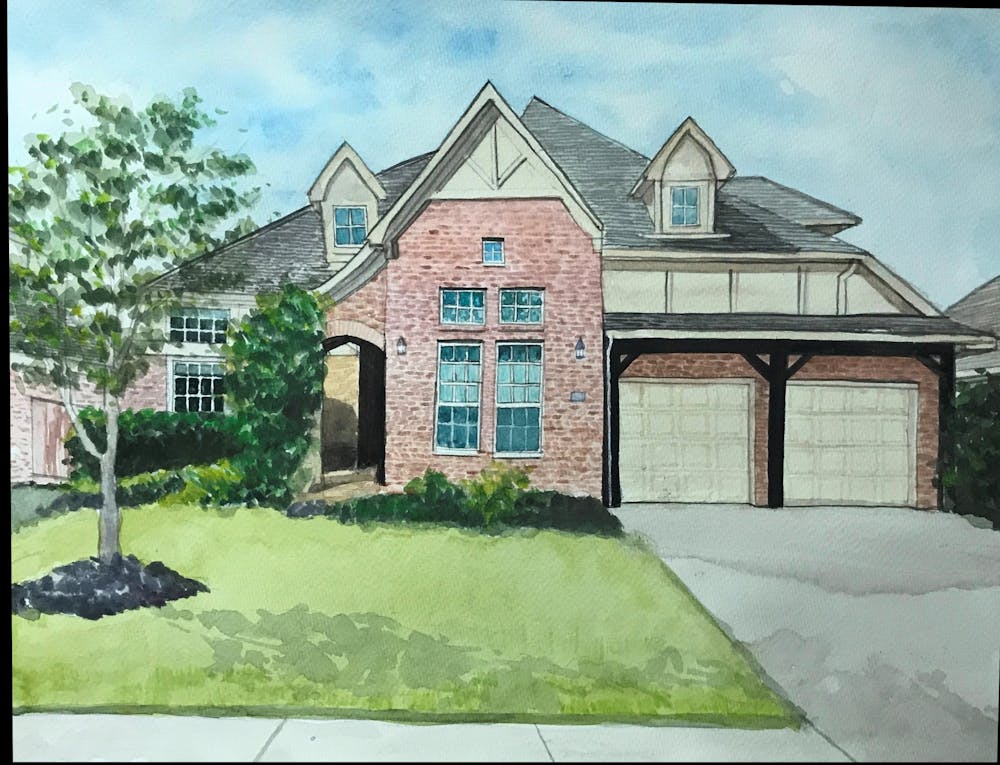 Artist-Rendered Painting