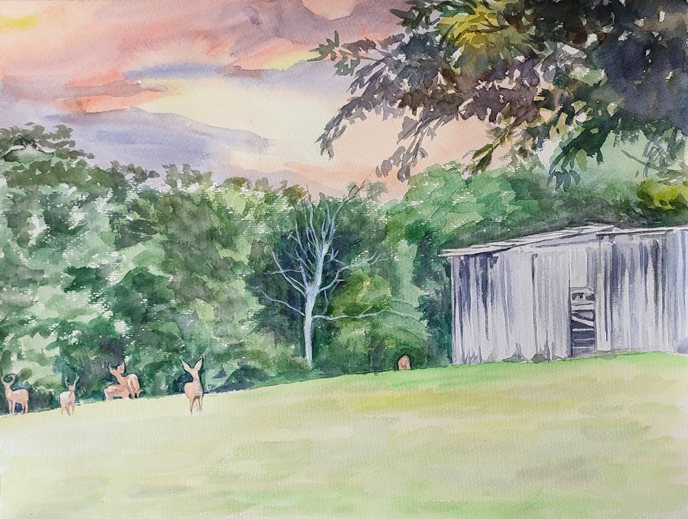 Artist-Rendered Painting