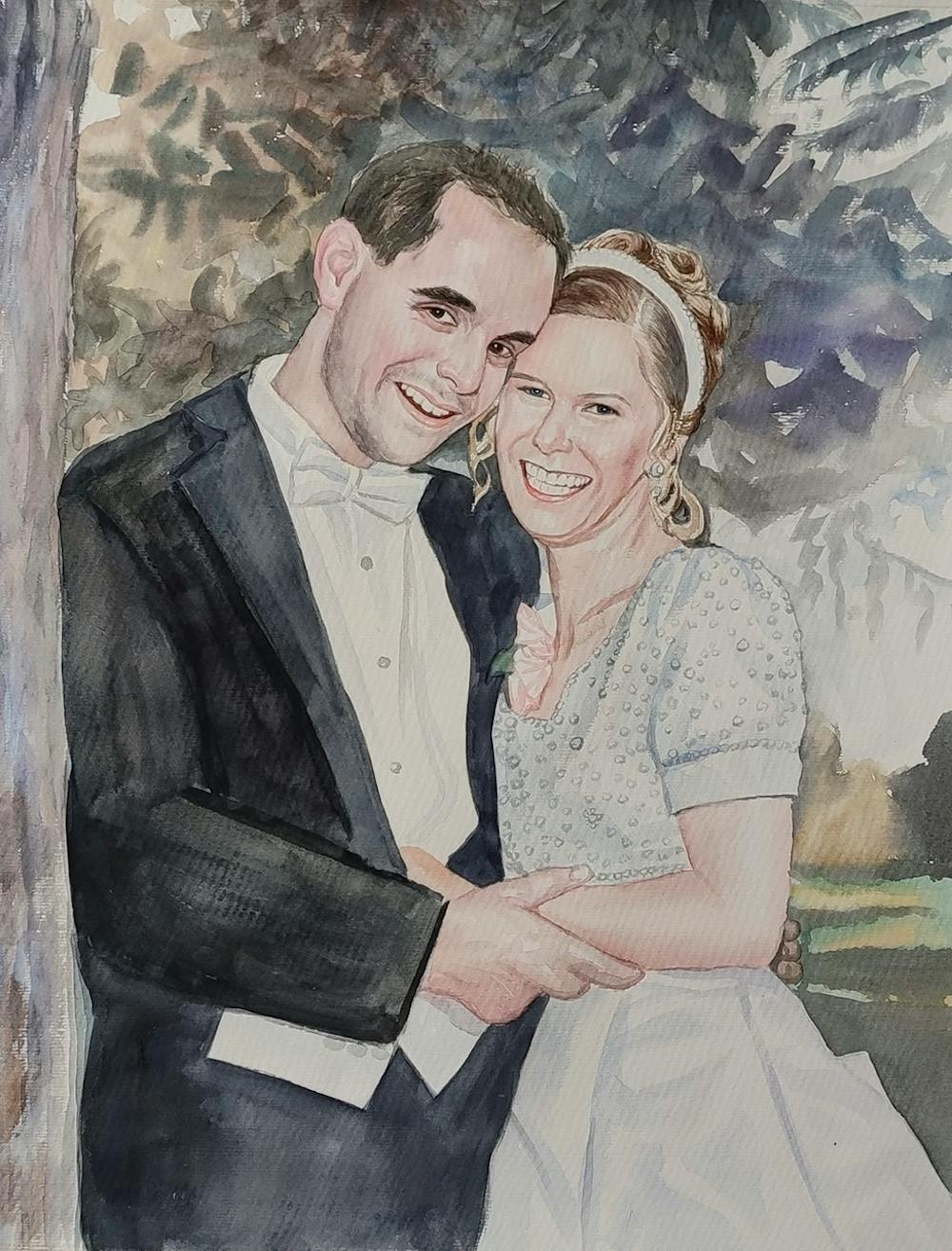 Artist-Rendered Painting