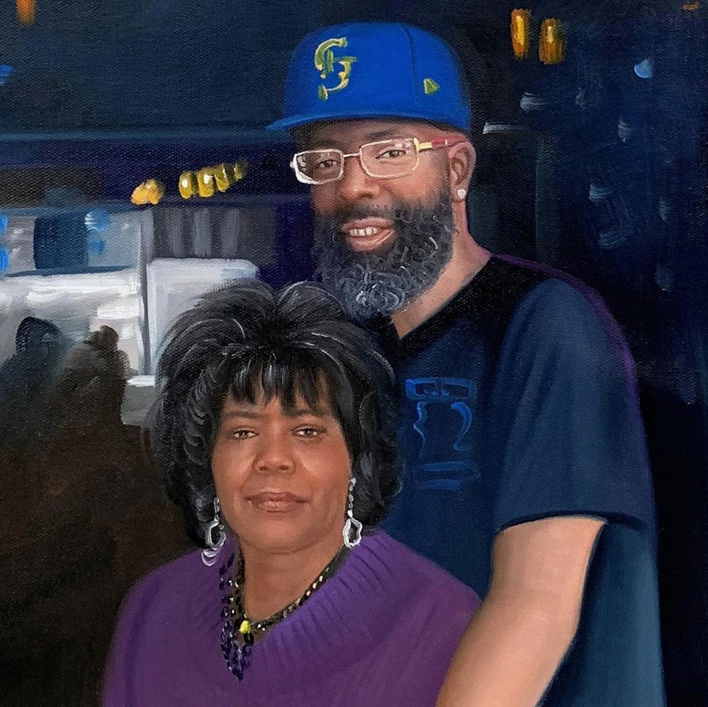 Artist-Rendered Painting