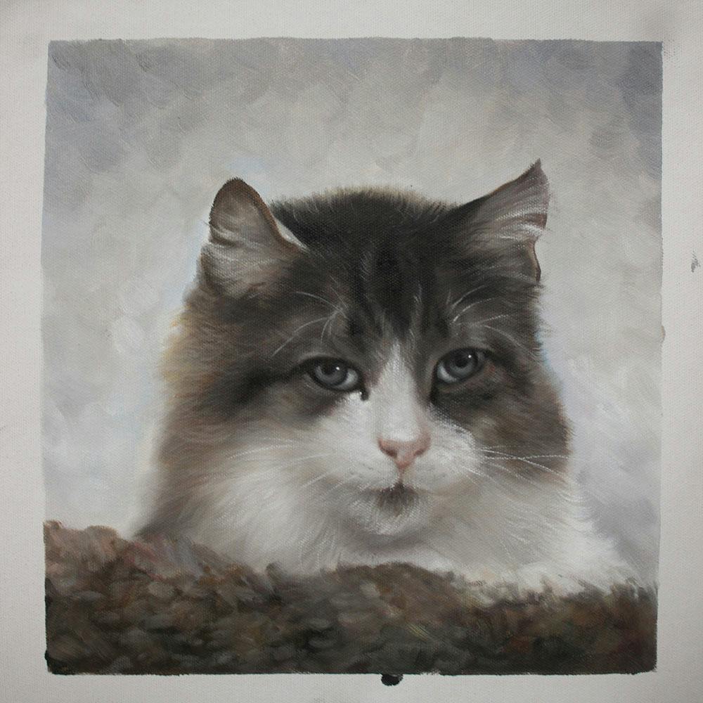 Artist-Rendered Painting