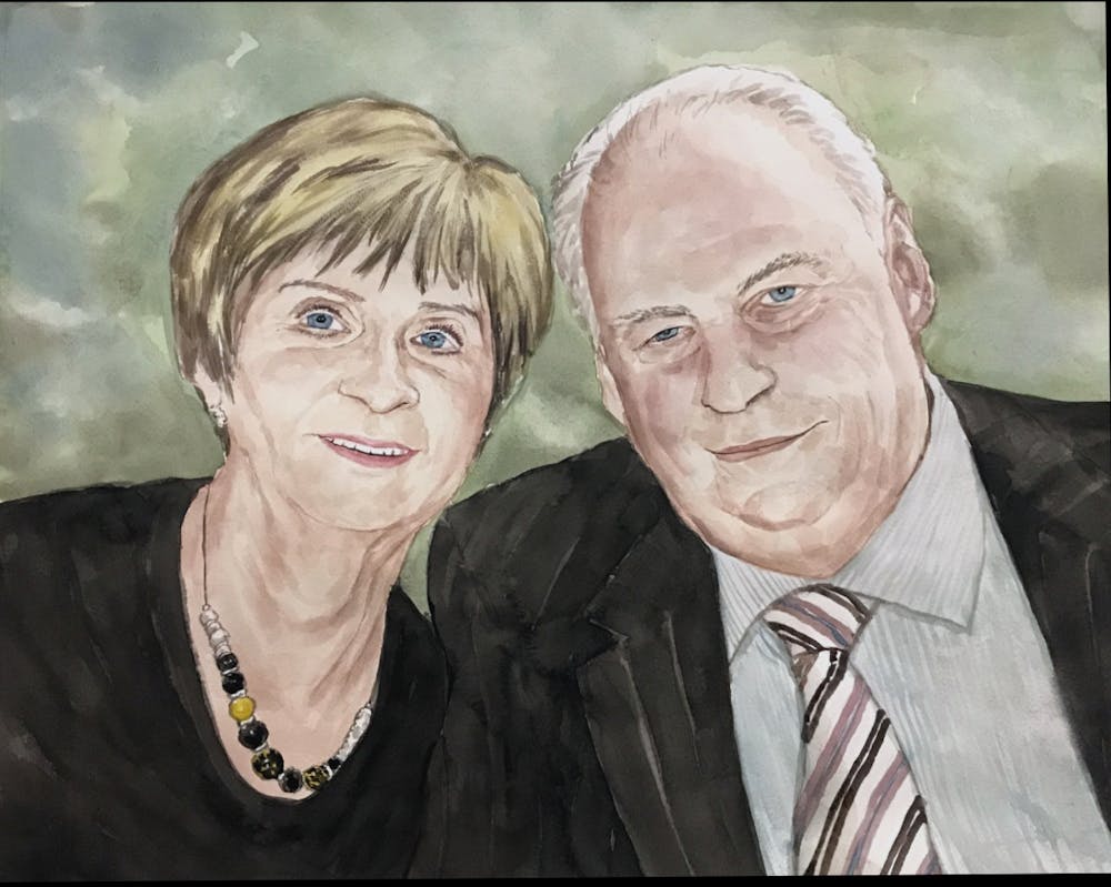 Artist-Rendered Painting