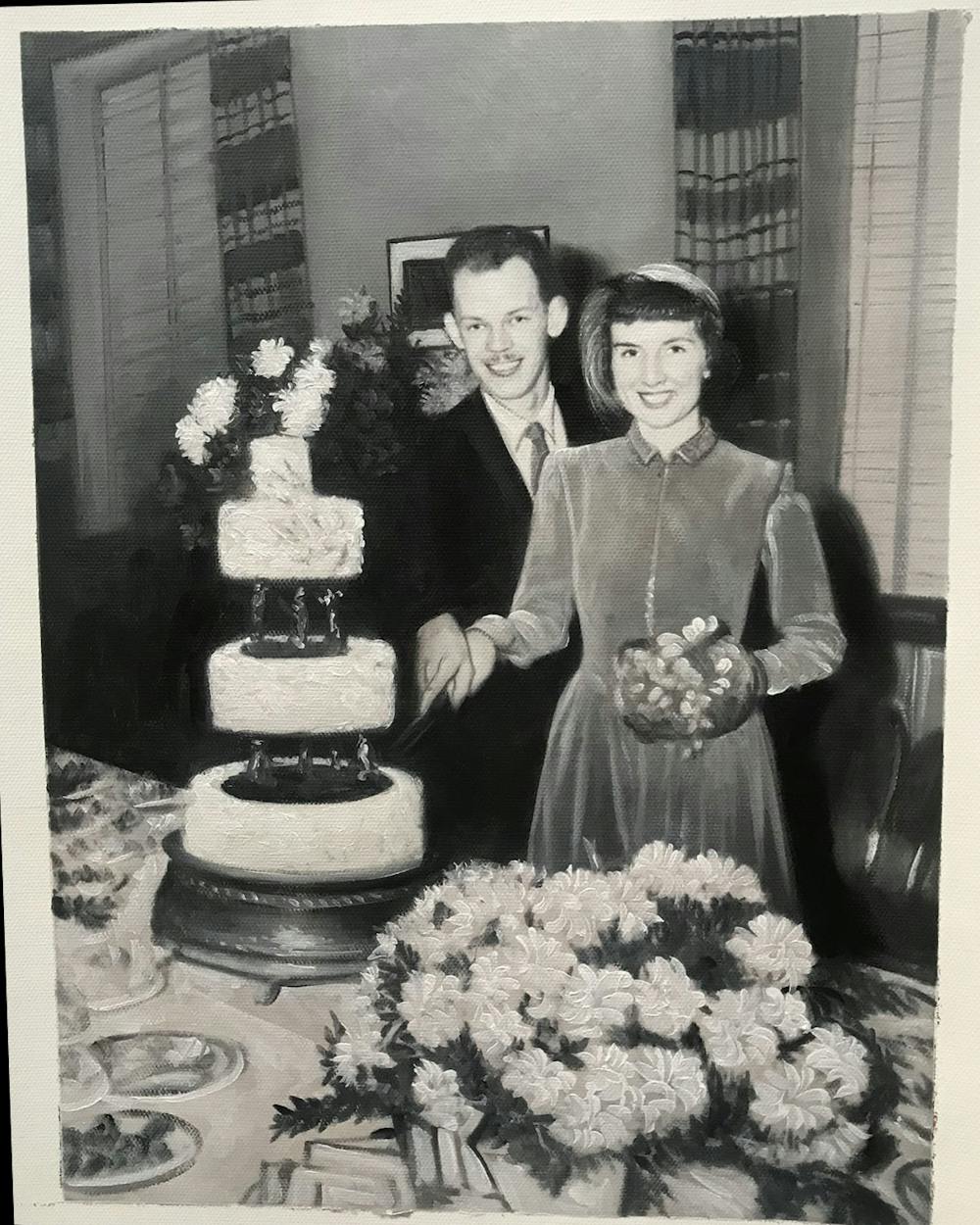 Artist-Rendered Painting