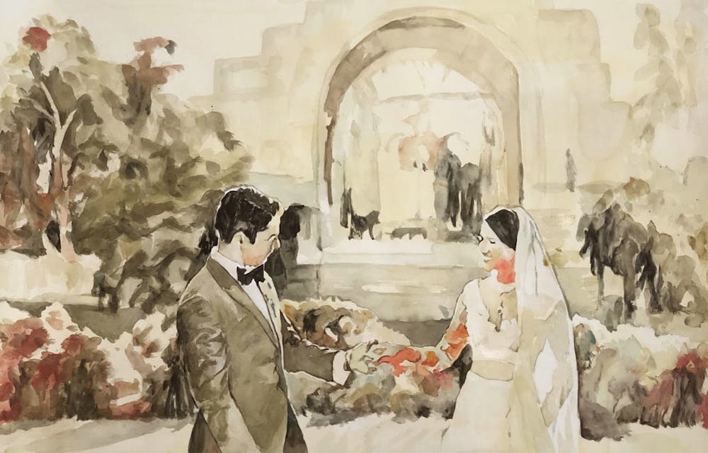 Artist-Rendered Painting