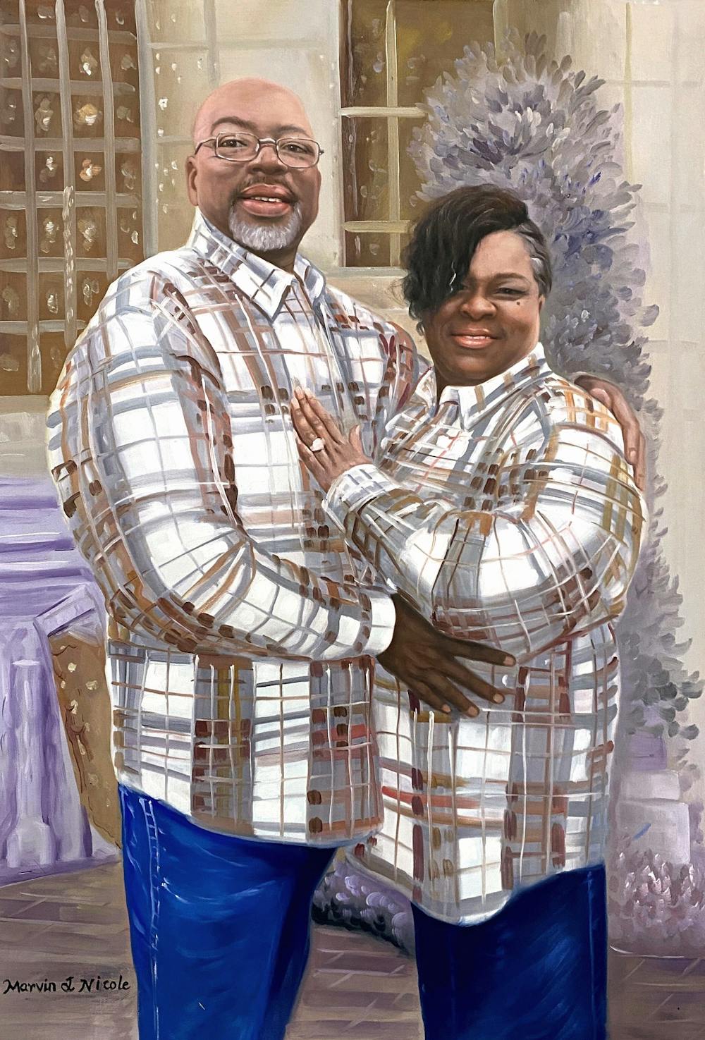 Artist-Rendered Painting