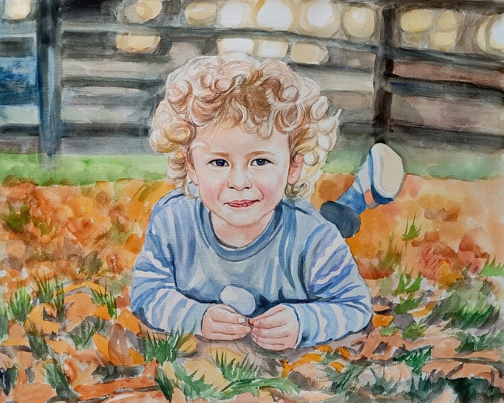 Artist-Rendered Painting