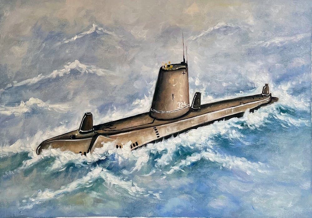 Artist-Rendered Painting