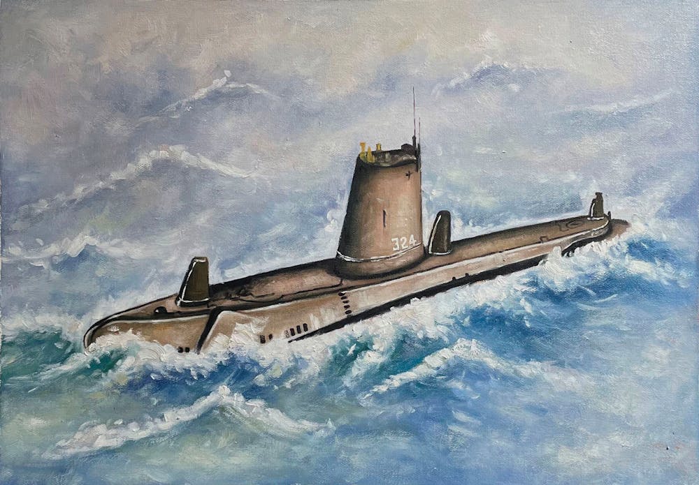 Artist-Rendered Painting