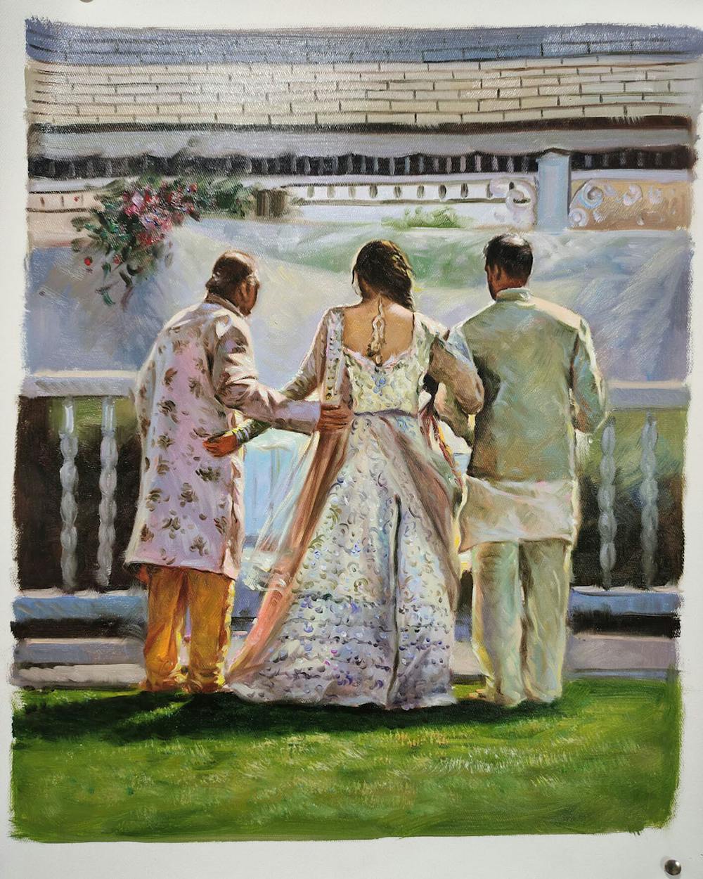 Artist-Rendered Painting