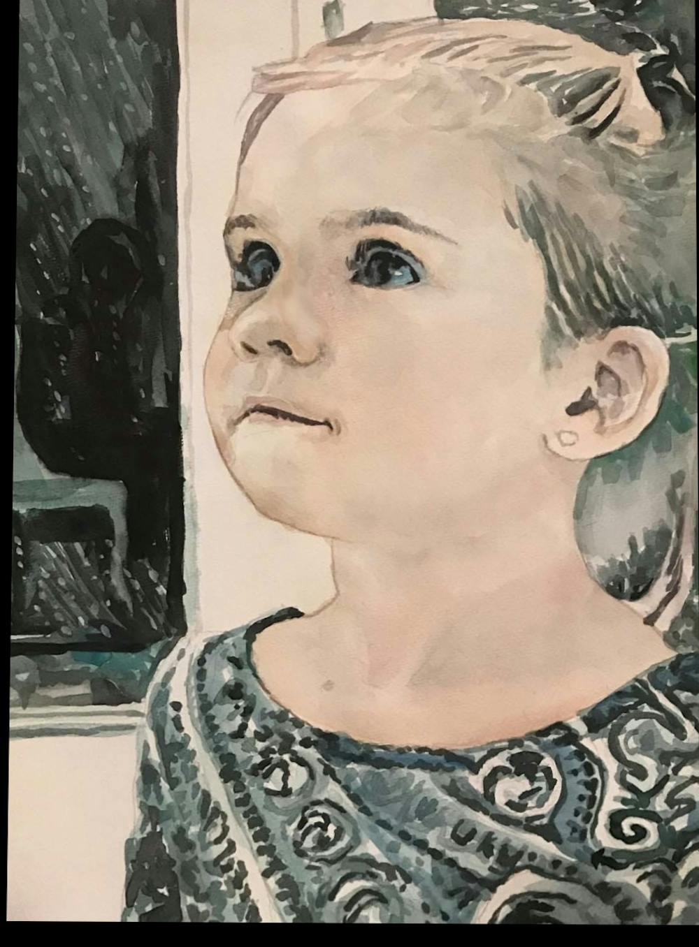 Artist-Rendered Painting