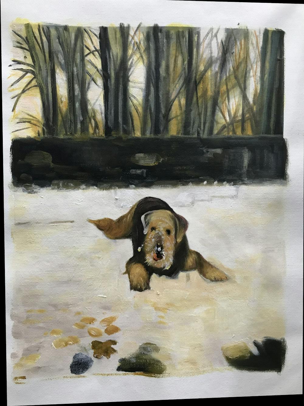 Artist-Rendered Painting