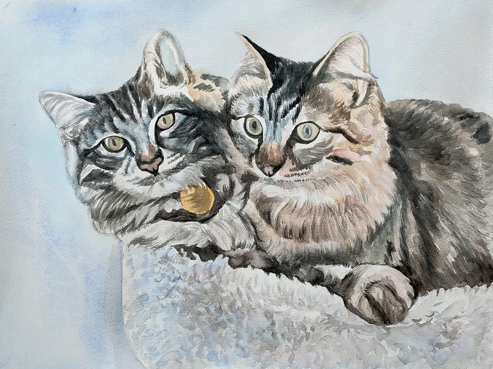 Artist-Rendered Painting