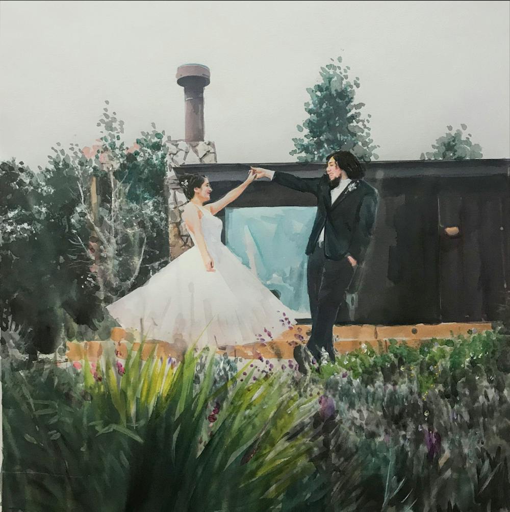 Artist-Rendered Painting