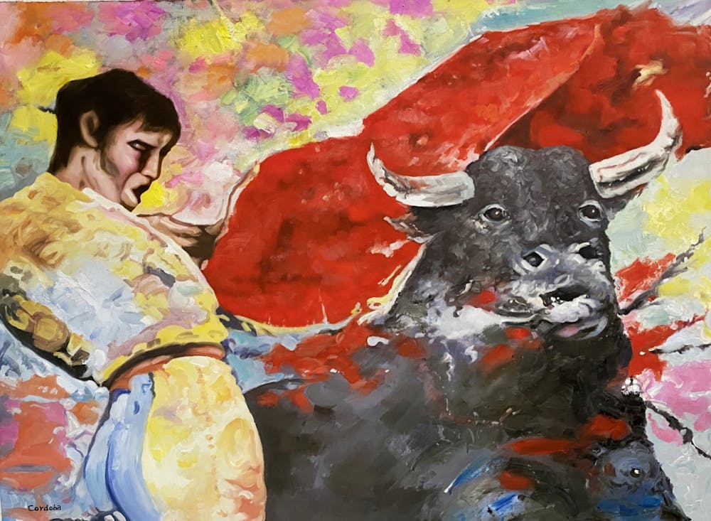 Artist-Rendered Painting