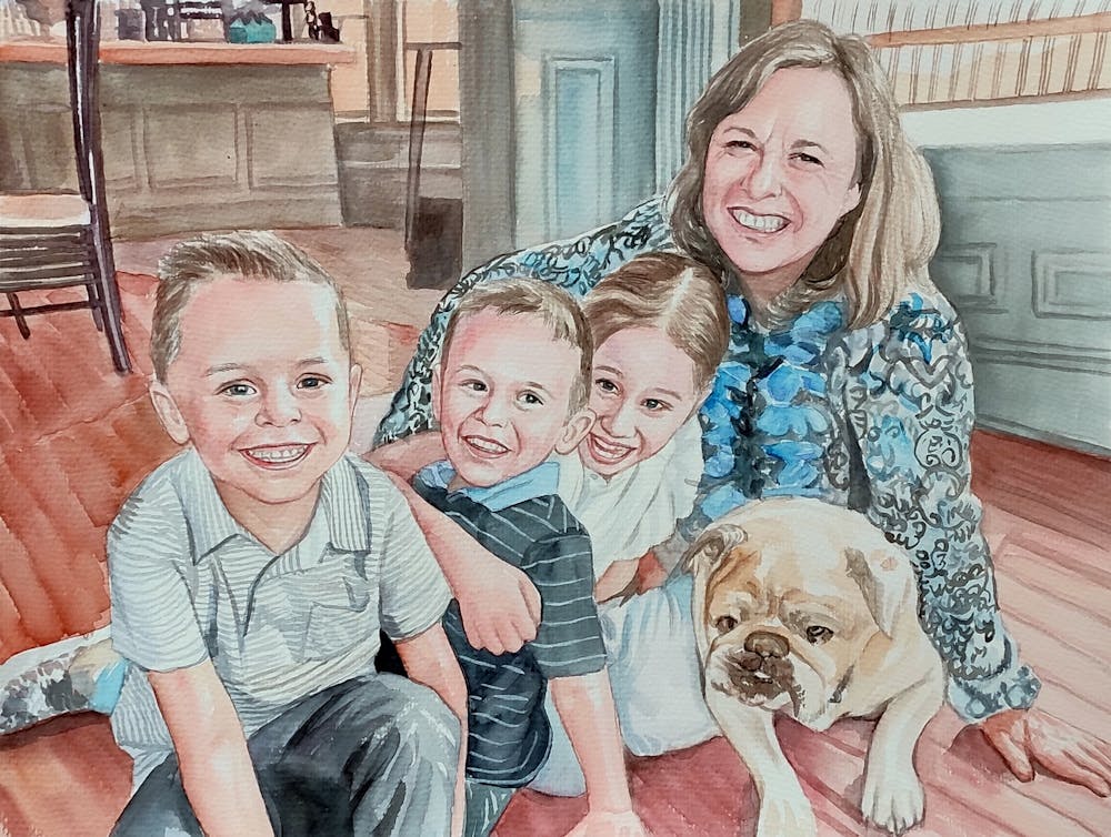 Artist-Rendered Painting