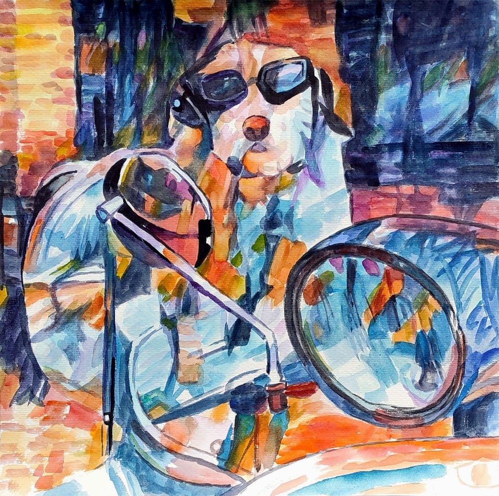 Artist-Rendered Painting