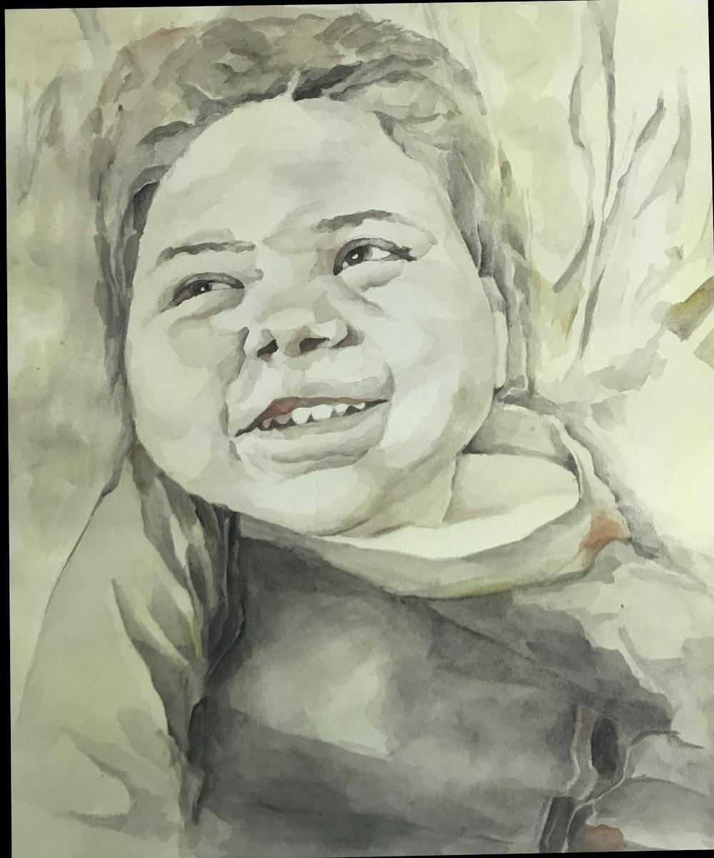 Artist-Rendered Painting