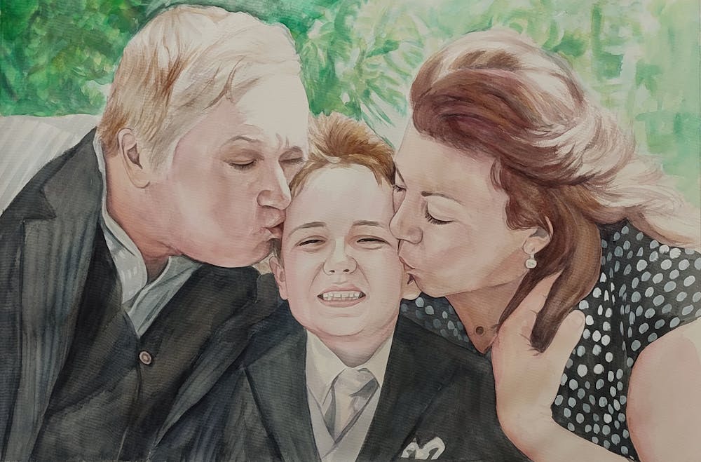 Artist-Rendered Painting