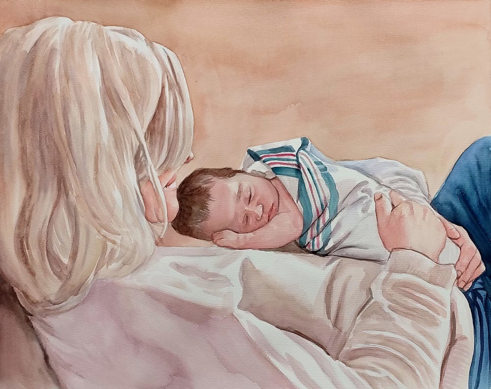 Artist-Rendered Painting