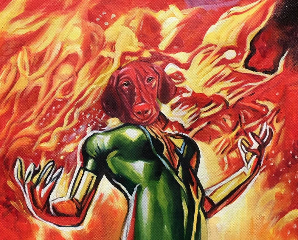 Artist-Rendered Painting