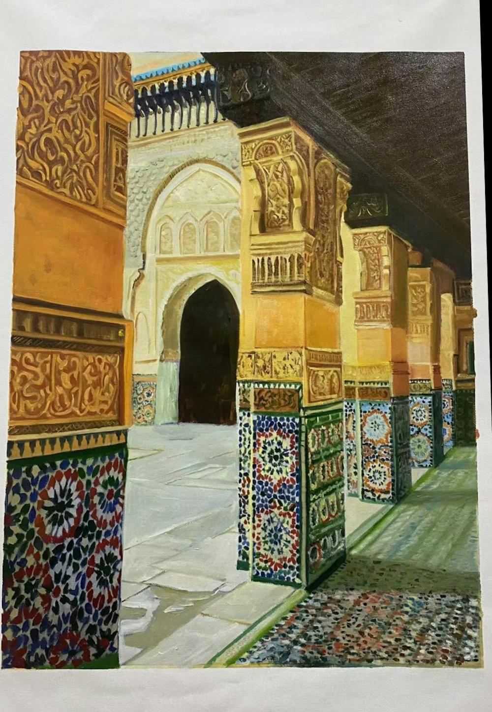 Artist-Rendered Painting