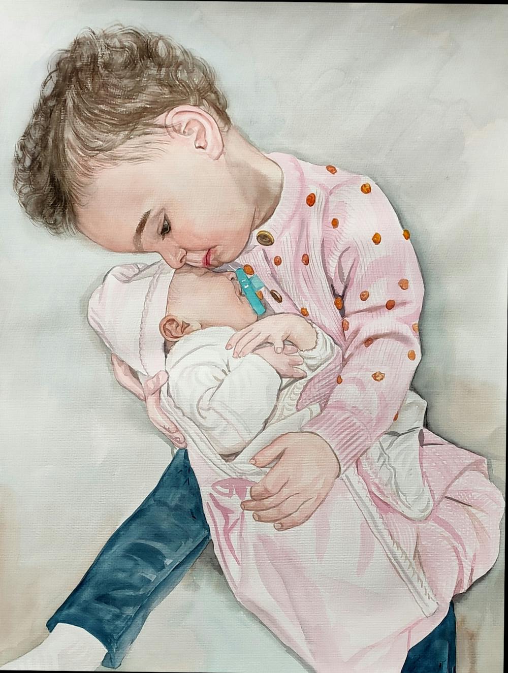 Artist-Rendered Painting