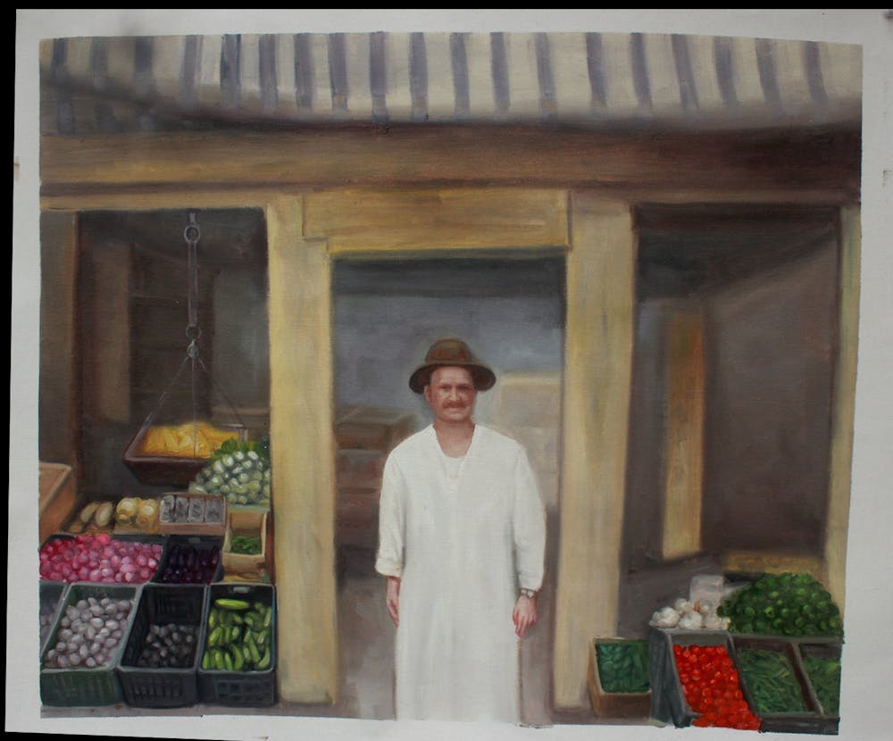 Artist-Rendered Painting