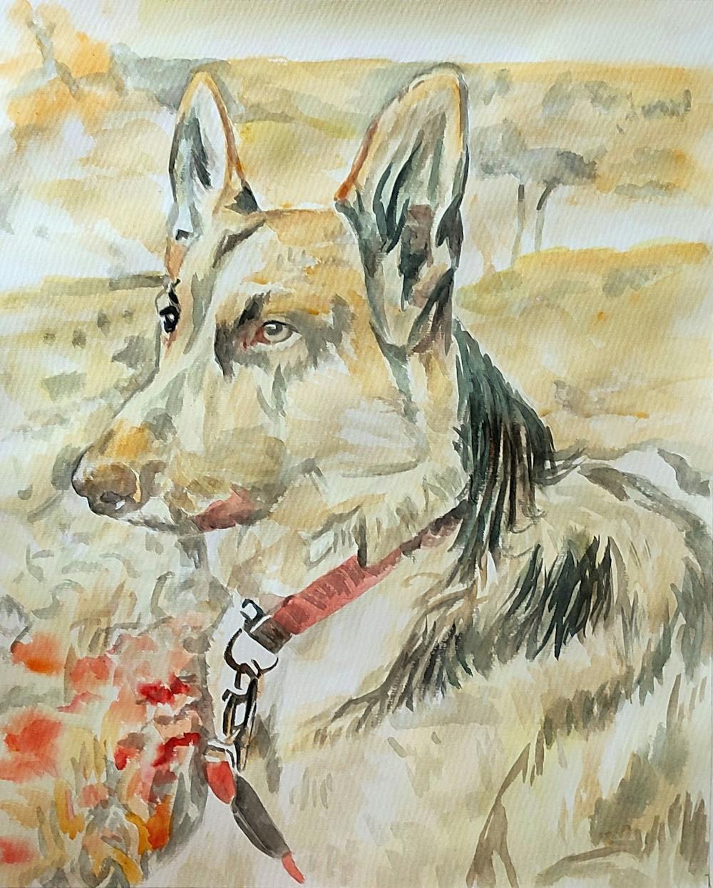 Artist-Rendered Painting