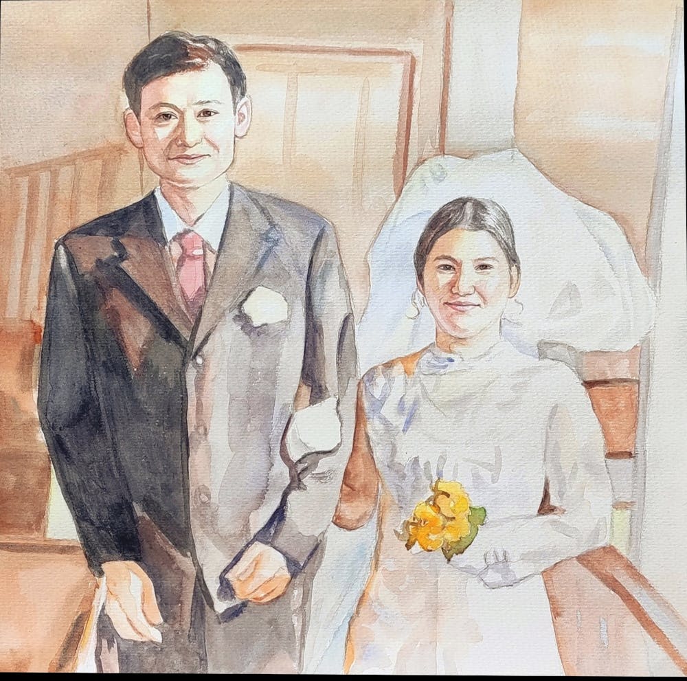 Artist-Rendered Painting