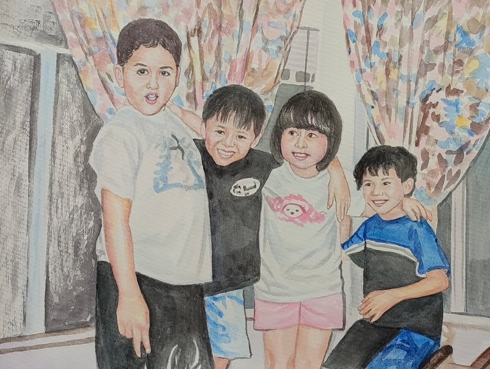 Artist-Rendered Painting