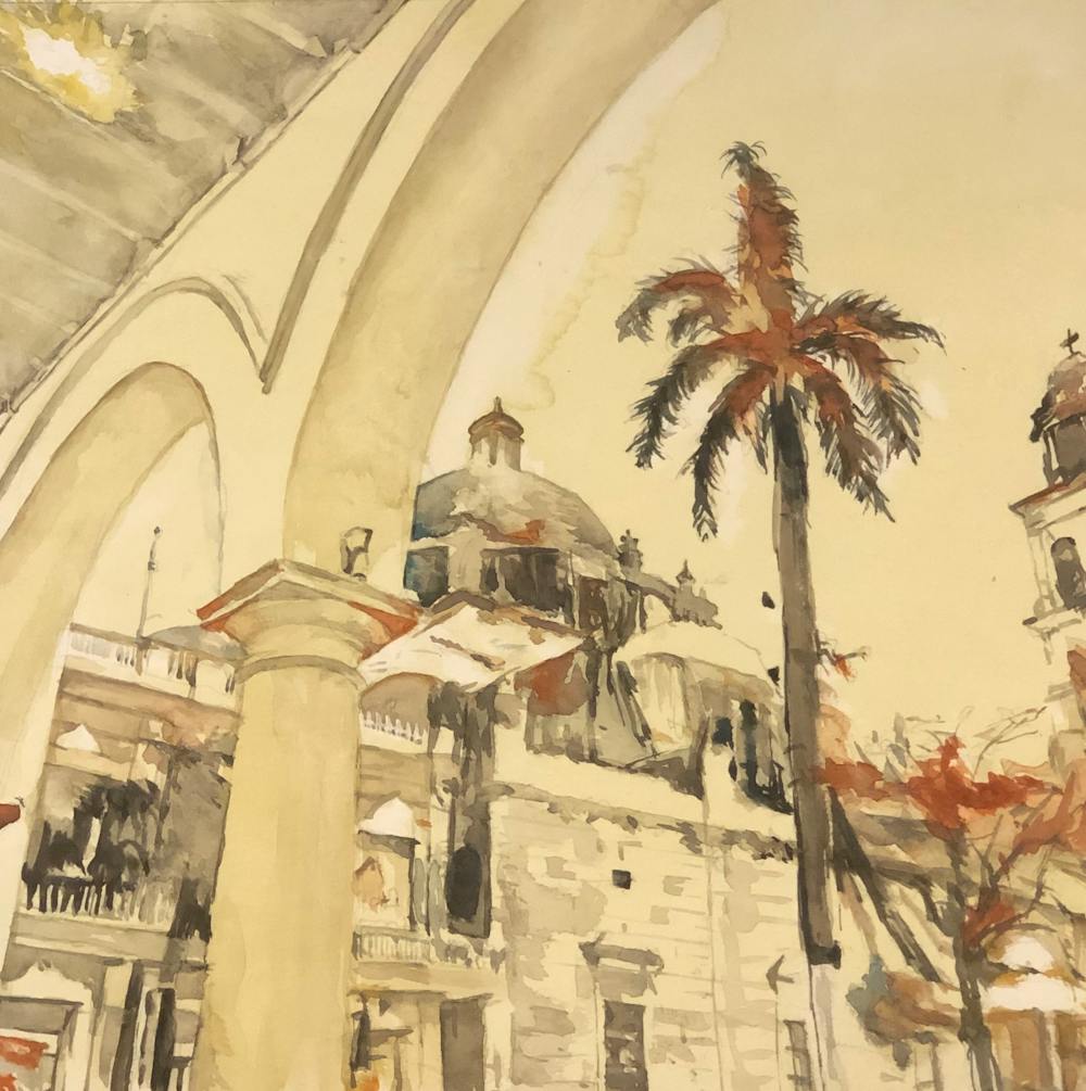 Artist-Rendered Painting