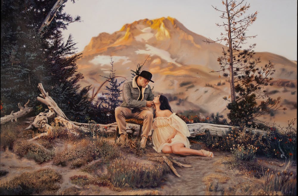 Artist-Rendered Painting