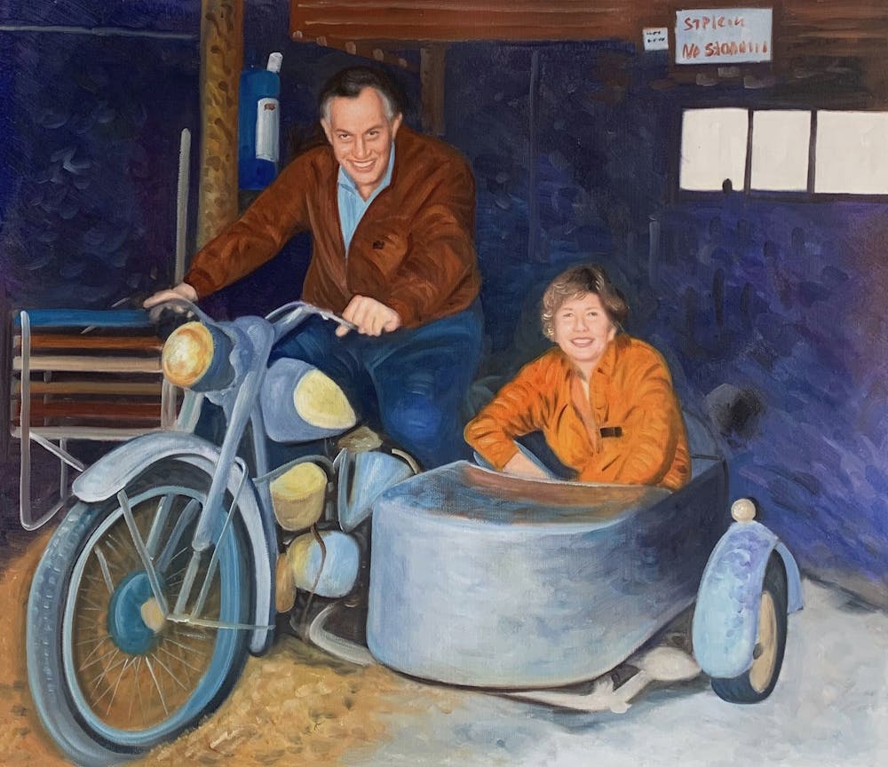 Artist-Rendered Painting