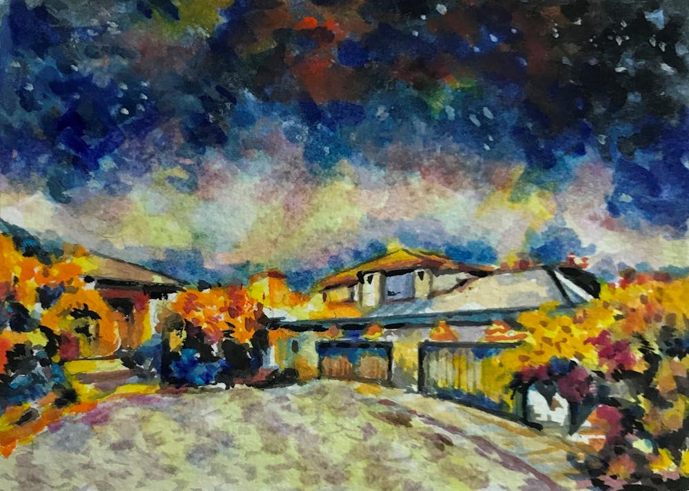 Artist-Rendered Painting