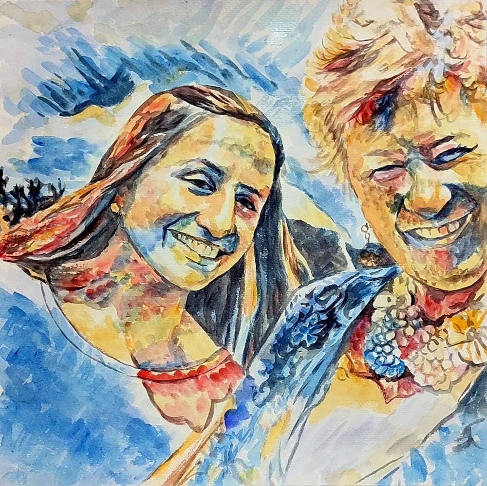 Artist-Rendered Painting