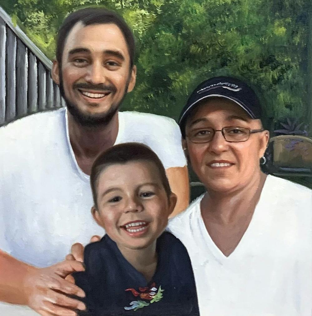 Artist-Rendered Painting