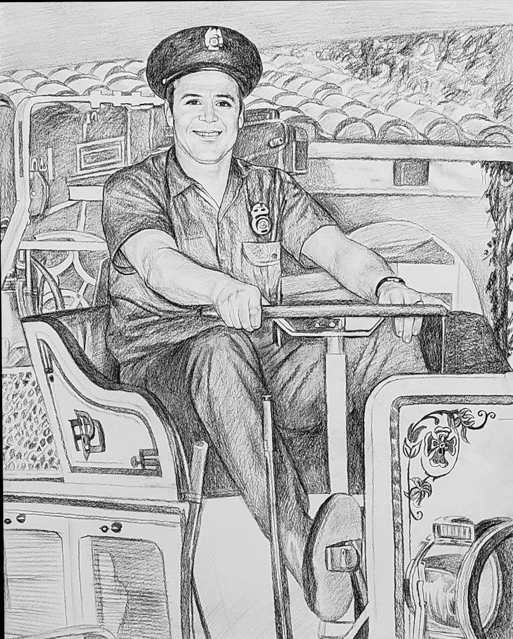 Artist-Rendered Painting