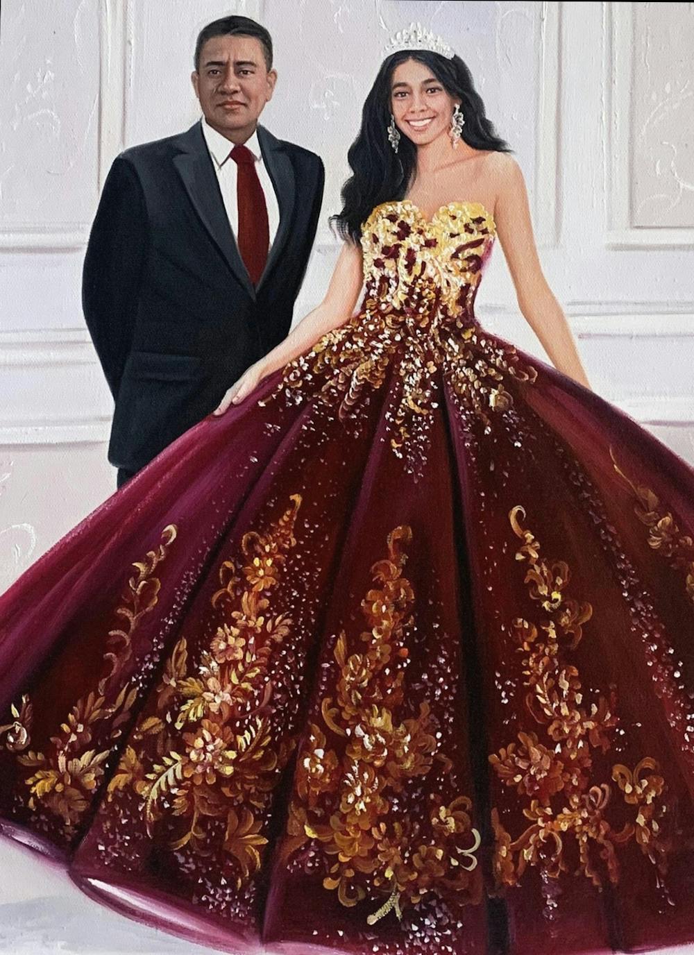 Artist-Rendered Painting