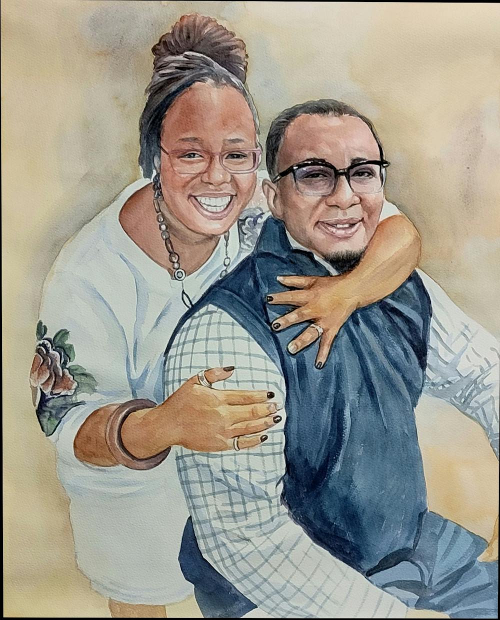 Artist-Rendered Painting