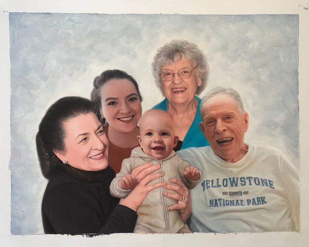 Artist-Rendered Painting