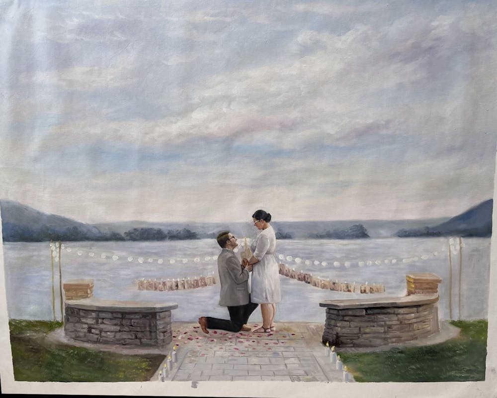 Artist-Rendered Painting