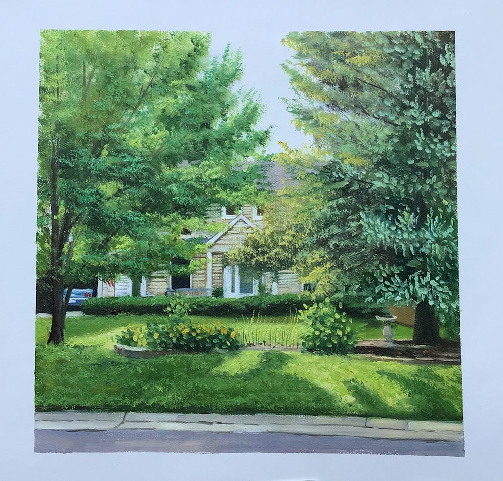 Artist-Rendered Painting