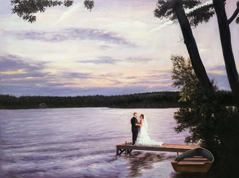 Artist-Rendered Painting